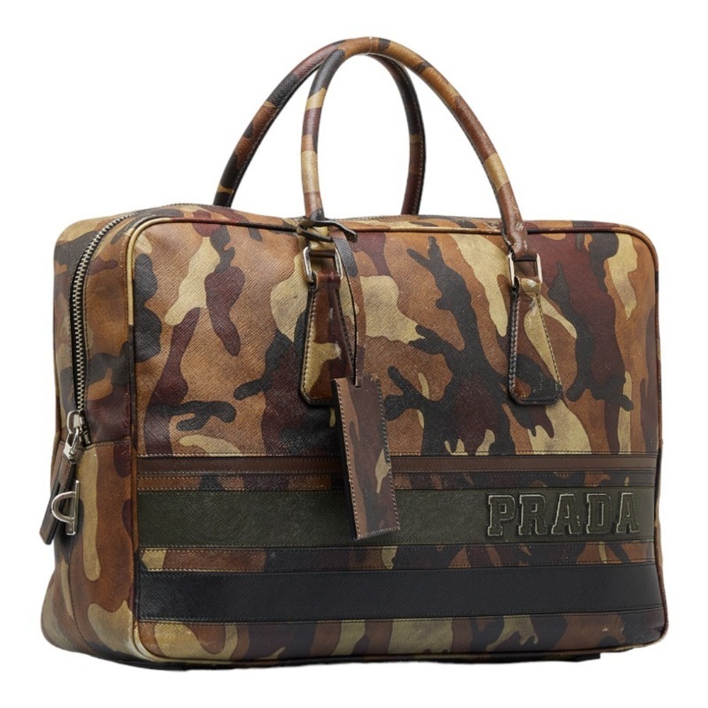 Prada Khaki Camouflage Camouflage Multicolor Handbag